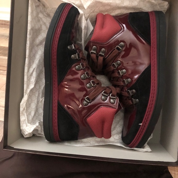 Authentic Gucci Hi-Top Sneakers - Picture 4 of 8